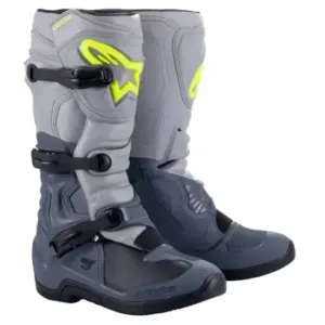Botas Alpinestars Tech3 Gris claro   gris oscuro   amarillo
