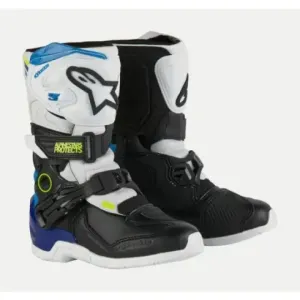 Botas Alpinestars Tech 3 kids Negro Blanco Azul