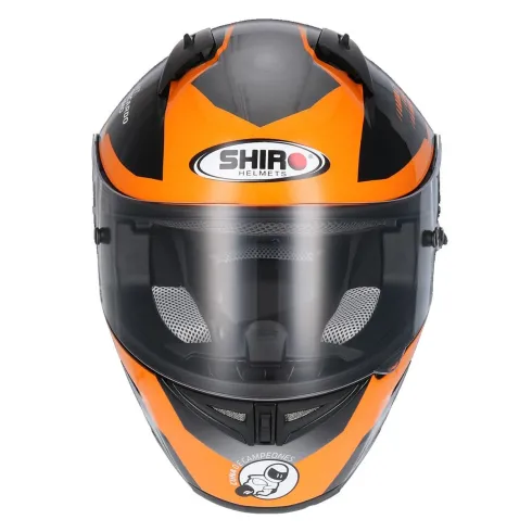 Casco Shiro Junior sh-336 cuna de campeones naranja