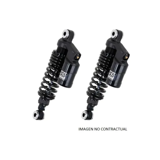 Juego amortiguadores YSS gas c/botella black edition Yamaha sr 400