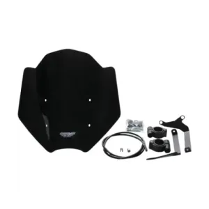 Pantalla MRA racing KTM Duke 790 18-20, negro