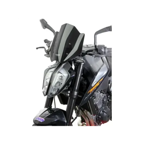 Pantalla MRA racing KTM Duke 790 18-20, negro
