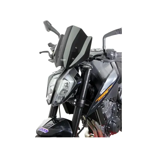 Pantalla MRA racing KTM Duke 790 18-20, negro