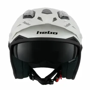 Casco Hebo zone 5 monocolor blanco 2