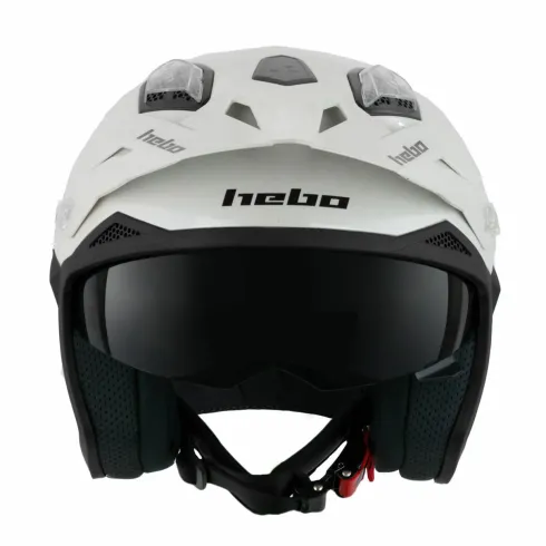 Casco Hebo zone 5 monocolor blanco