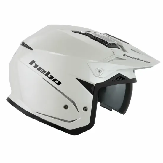 Casco Hebo zone 5 monocolor blanco
