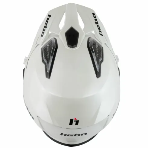 Casco Hebo zone 5 monocolor blanco