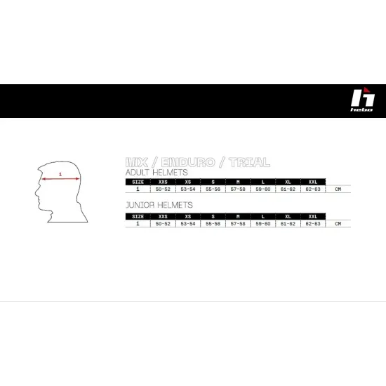 Casco Hebo zone 5 monocolor negro mate