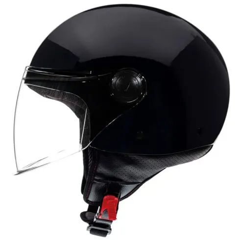 Casco Mt Street Solid 22.06 A0 Gloss Negro