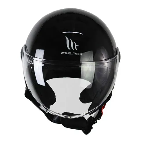 Casco Mt Street Solid 22.06 A0 Gloss Negro