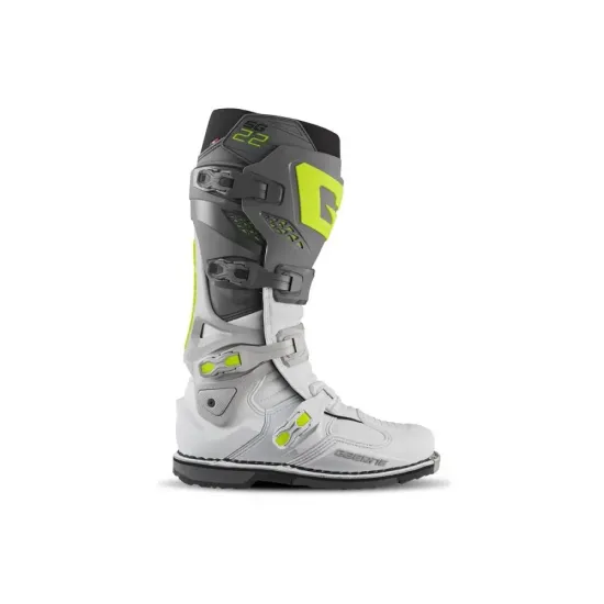 Botas Gaerne Sg22 Amarillo Blanco Gris