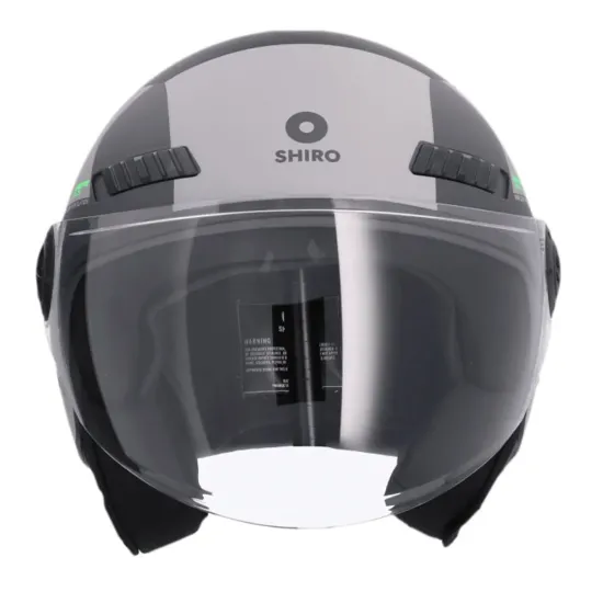 Casco Shiro Jet Kioto Kalos Gris Mate