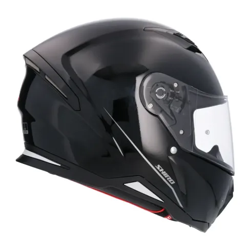 Casco Shiro Sh-890 Hunter Negro Mate