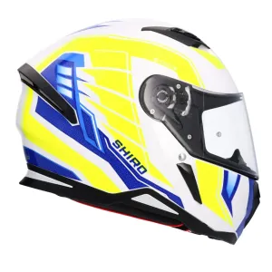 Casco Shiro Sh-890 Hunter Azul Mate 2
