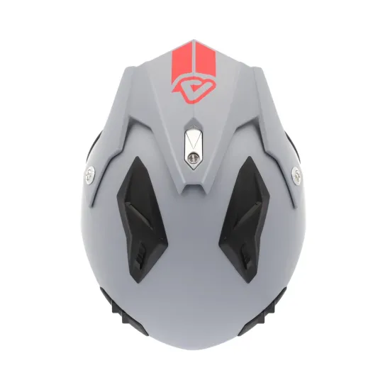 CASCO ACERBIS ARIA 2206 GRIS ROJO