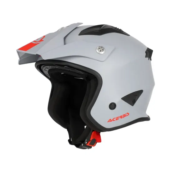 CASCO ACERBIS ARIA 2206 GRIS ROJO