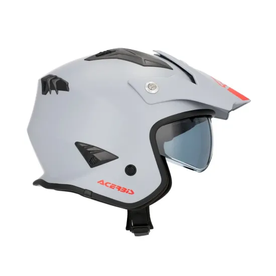 CASCO ACERBIS ARIA 2206 GRIS ROJO