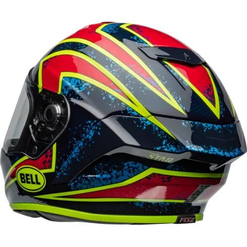 Casco BELL Race Star DLX Flex - Xenon Gloss Blue/Retina