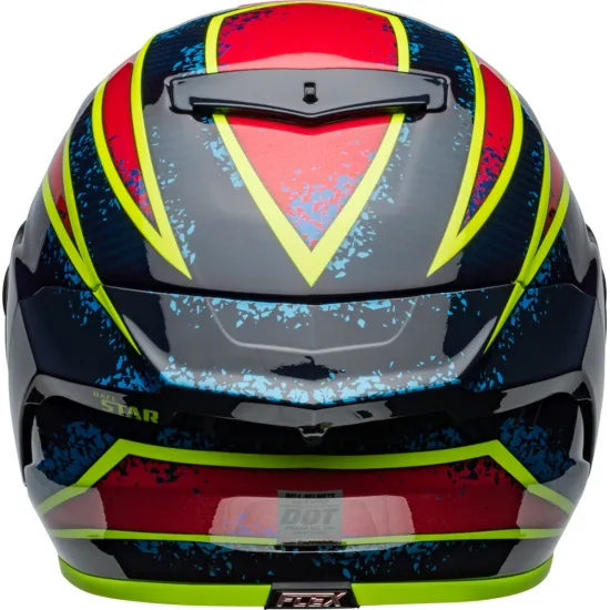 Casco BELL Race Star DLX Flex - Xenon Gloss Blue/Retina