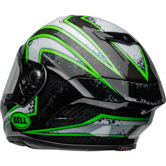 Casco BELL Race Star DLX Flex - Xenon Gloss Black/Kryptonite