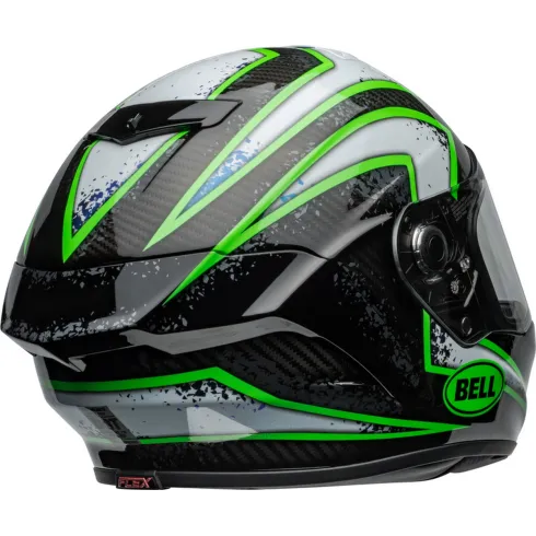 Casco BELL Race Star DLX Flex - Xenon Gloss Black/Kryptonite