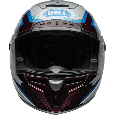 Casco BELL Race Star DLX Flex - Xenon Gloss Red/Silver