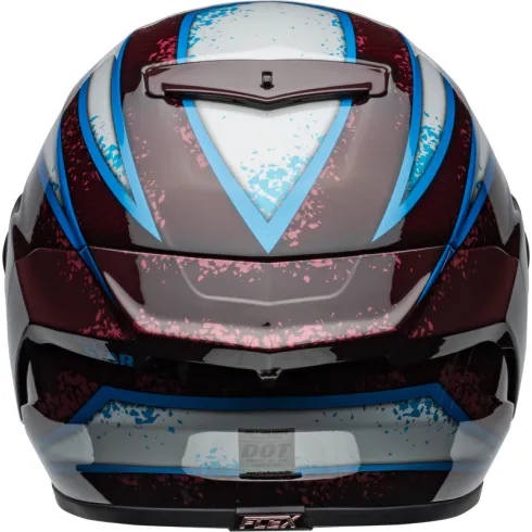Casco BELL Race Star DLX Flex - Xenon Gloss Red/Silver