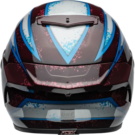 Casco BELL Race Star DLX Flex - Xenon Gloss Red/Silver