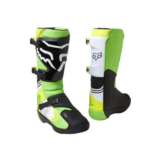 Botas Fox Comp Gris Amarillo