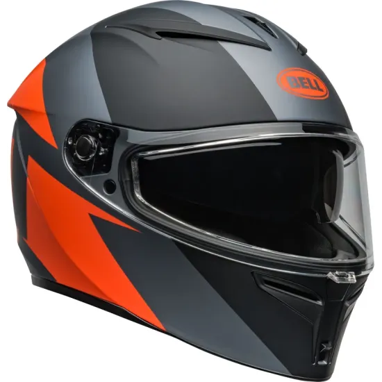 Casco BELL Lithium - Shear Matte Gray/Orange