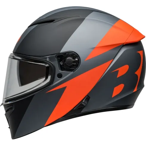 Casco BELL Lithium - Shear Matte Gray/Orange