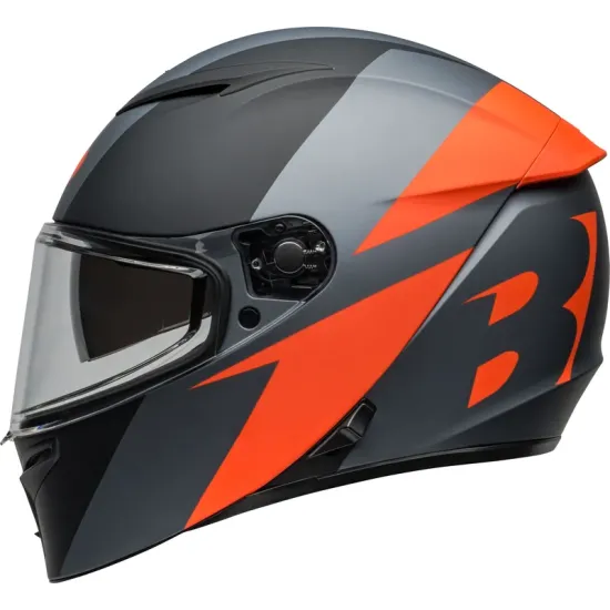 Casco BELL Lithium - Shear Matte Gray/Orange