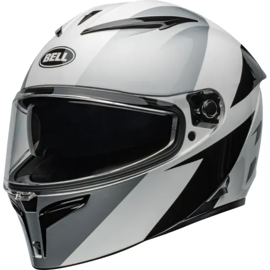 Casco BELL Lithium - Shear Gloss Silver/White