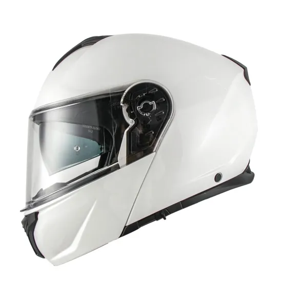 Casco Modular Unik con gafas Star Blanco