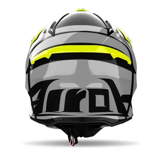 Casco Airoh aviator Ace 2 engine amarillo