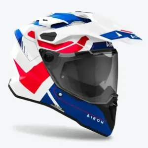 Casco Airoh Comander 2 reveal azul/rojo brillo 2