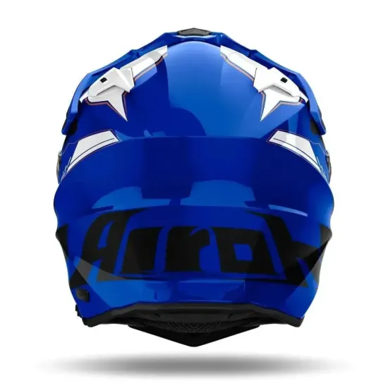 Casco Airoh Commander 2 reveal azul brillo