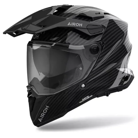 Casco Airoh Commander 2 full carbon brillo