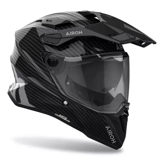 Casco Airoh Commander 2 full carbon brillo