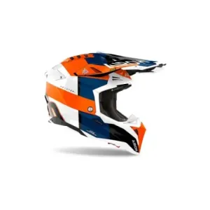 Casco Airoh aviator 3 monarch naranja brillo 2