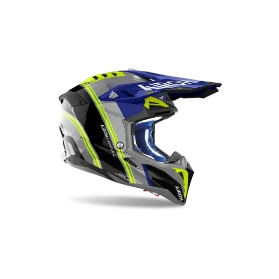 Casco Airoh Aviator 3 Hima azul brillo