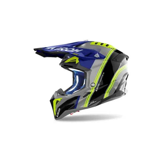 Casco Airoh Aviator 3 Hima azul brillo