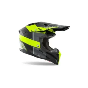 Casco Airoh aviator 3 monarch amarillo mate 2