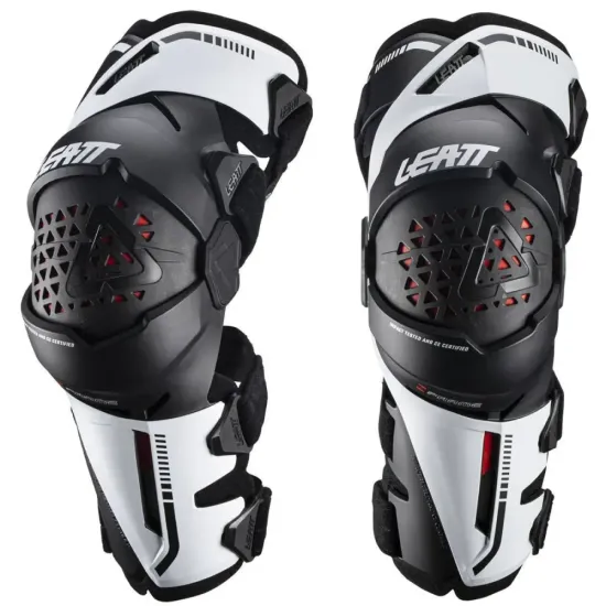 Rodillera Leatt Z-Frame Blanco de motocross y mtb