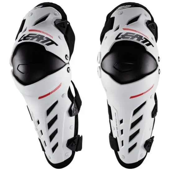 Rodilleras Leatt Dual Axis Blanco de motocross y mtb