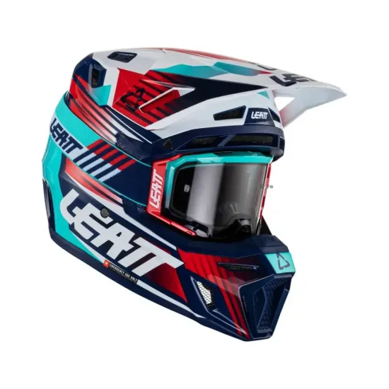 Casco Leatt 8.5 V23 Royal + Gafas Leatt 5.5