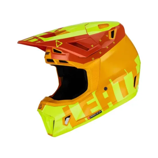 Casco Leatt 7.5 V23 Citrus + Gafas Leatt 4.5