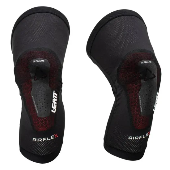 Rodilleras Airflex Ultralite negro de motocross y mtb