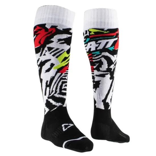 Nuevo - Calcetines Leatt Moto Zebra