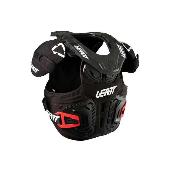 Peto Y Collarin Fusion 2.0 Junior Leatt  Negro